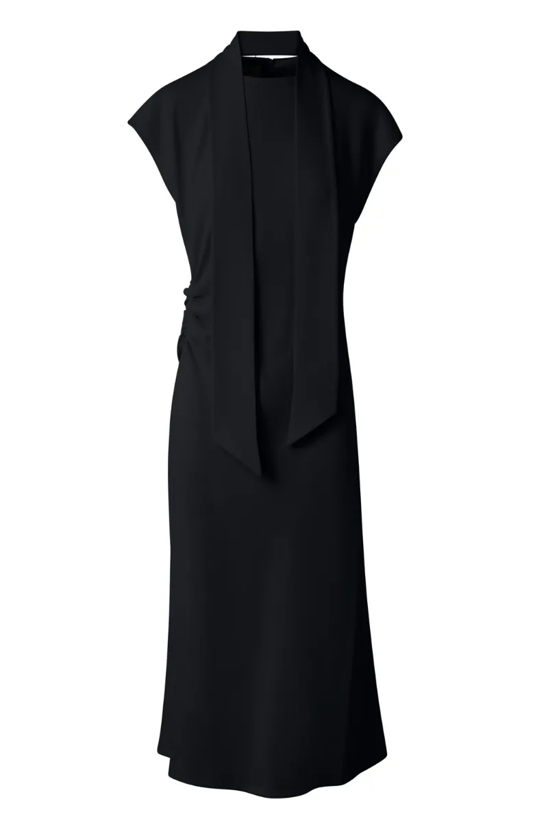 Crpe Midi Dress