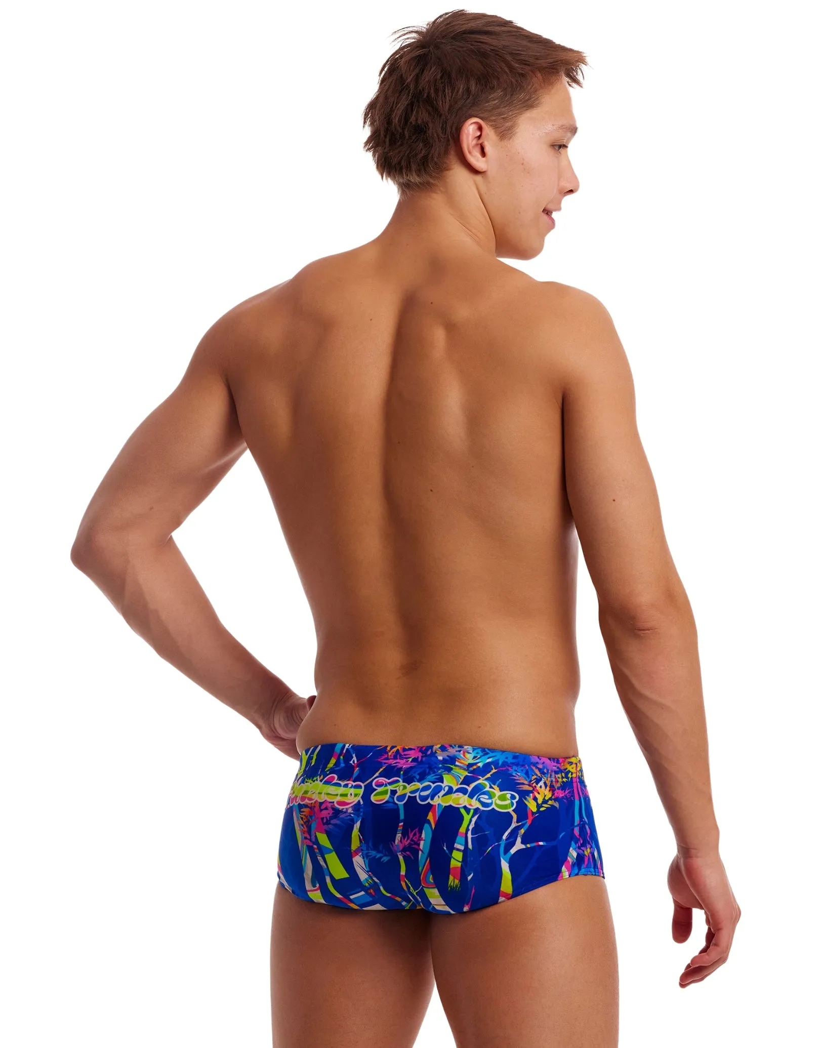 Dammed Sidewinder Swim Trunks - Blue
