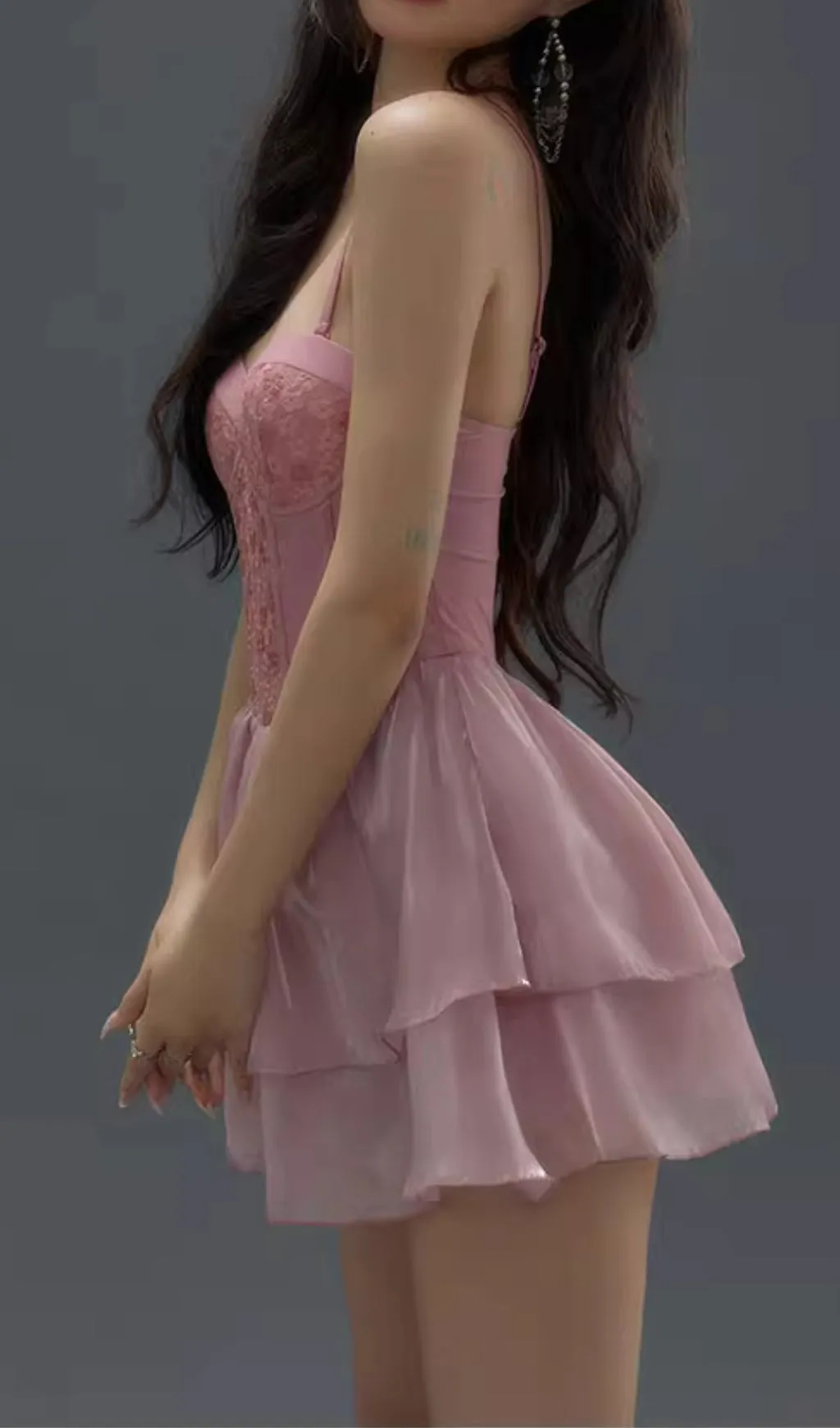 Danika Pink Floral Dress Swimsuit Gloria Lanvin
