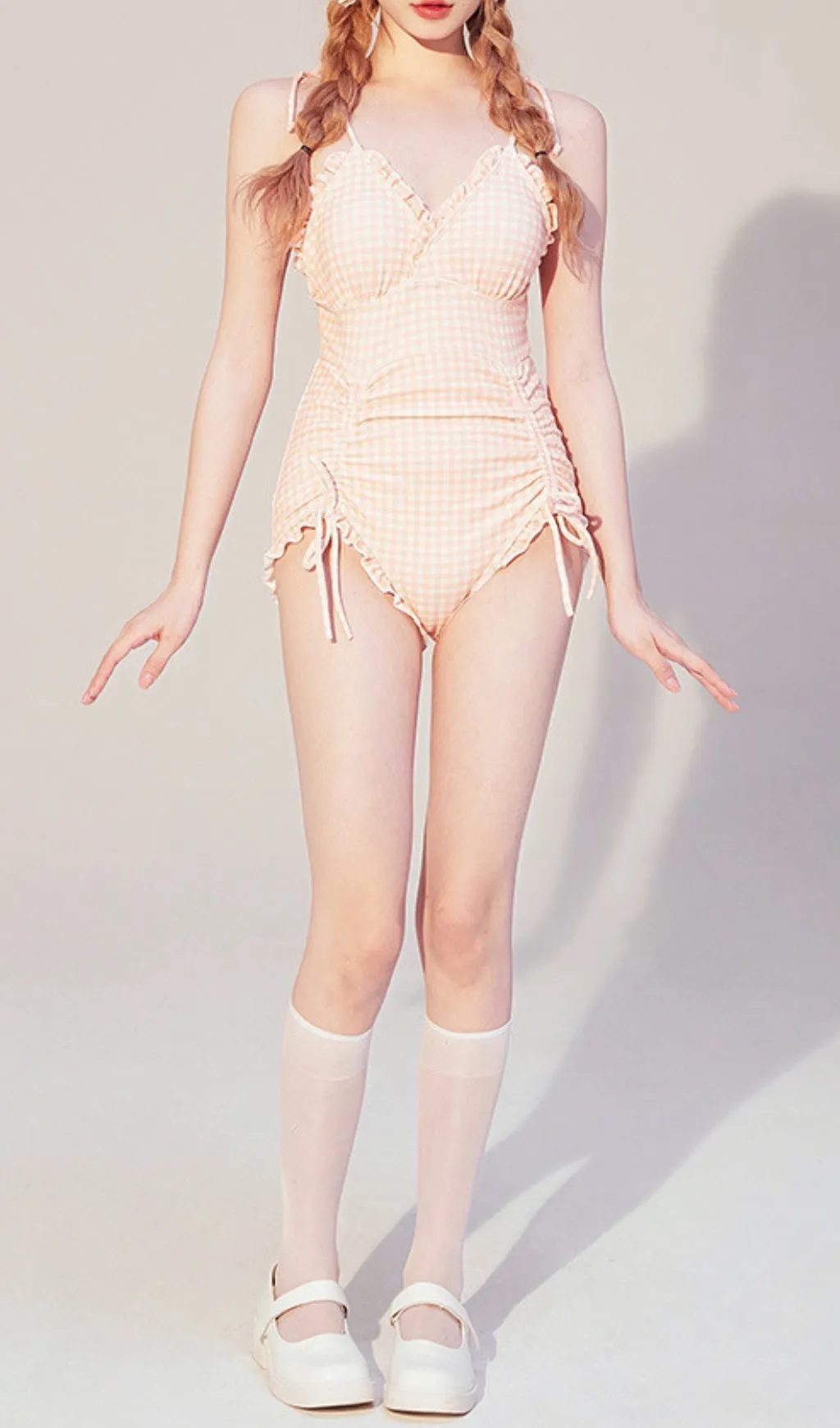 Dava Drawstring One-Piece Swimsuit Gloria Lanvin
