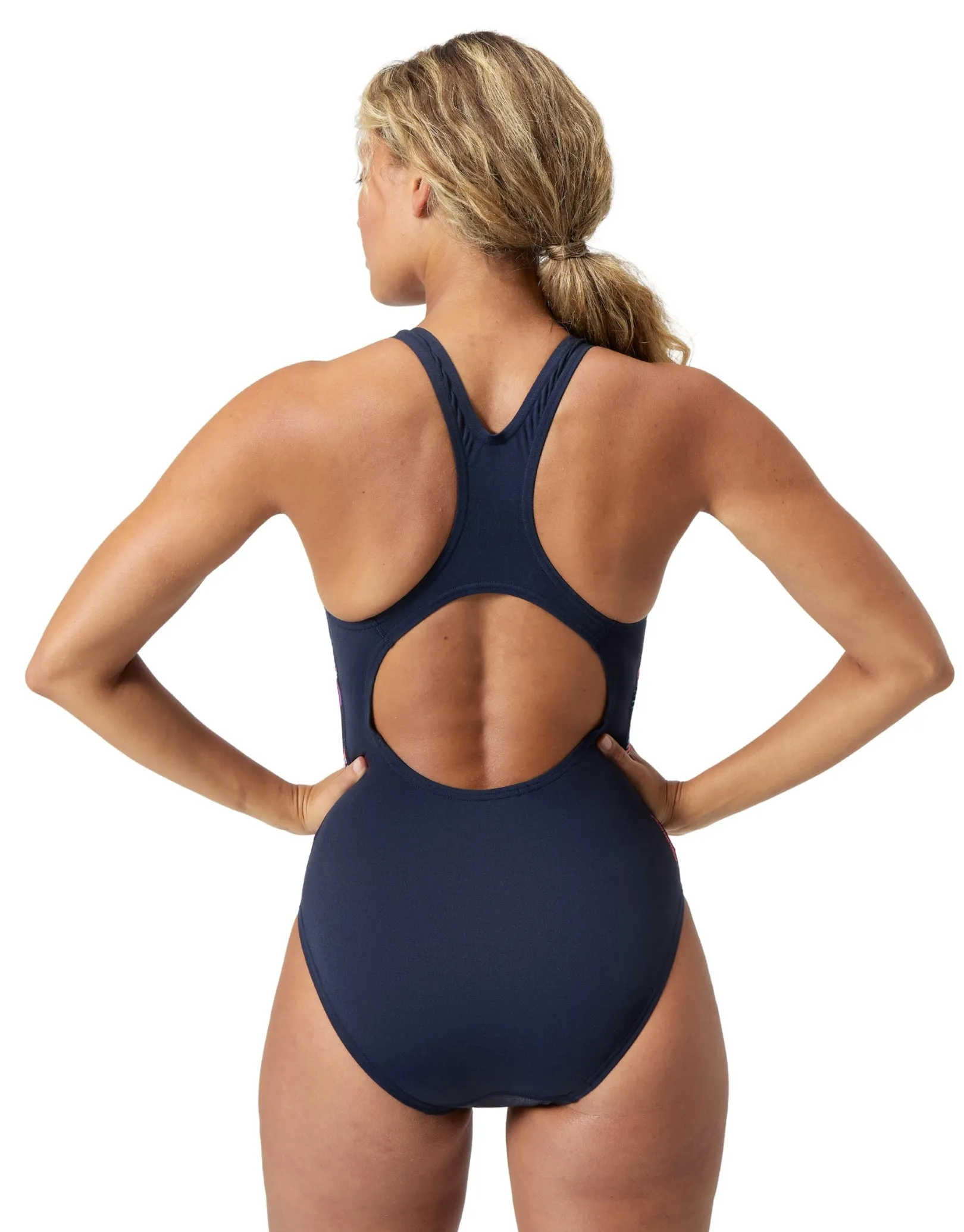Digital Placement Medalist Swimsuit - Navy/Multi
