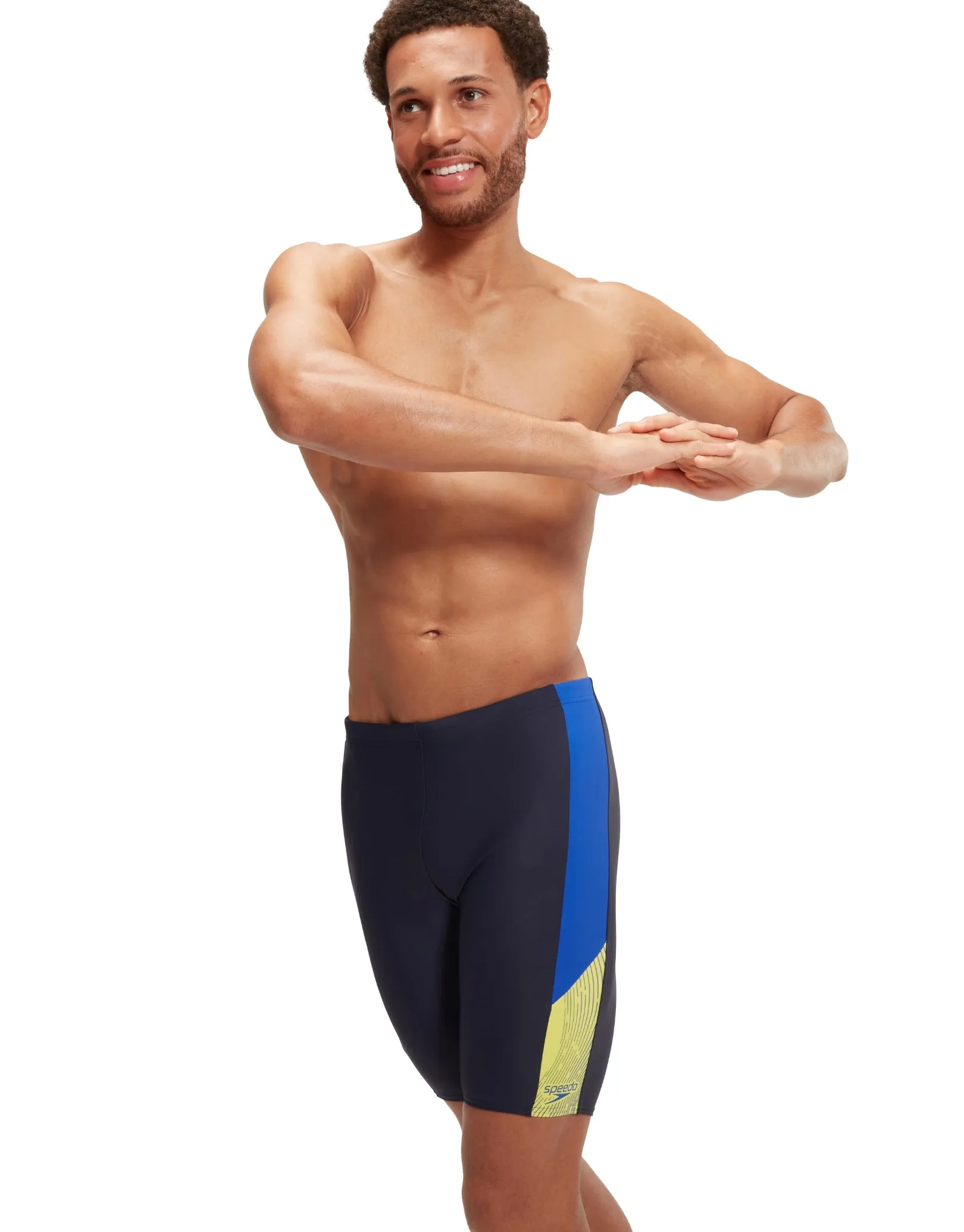 Dive Splice Swim Jammer - Navy/Blue