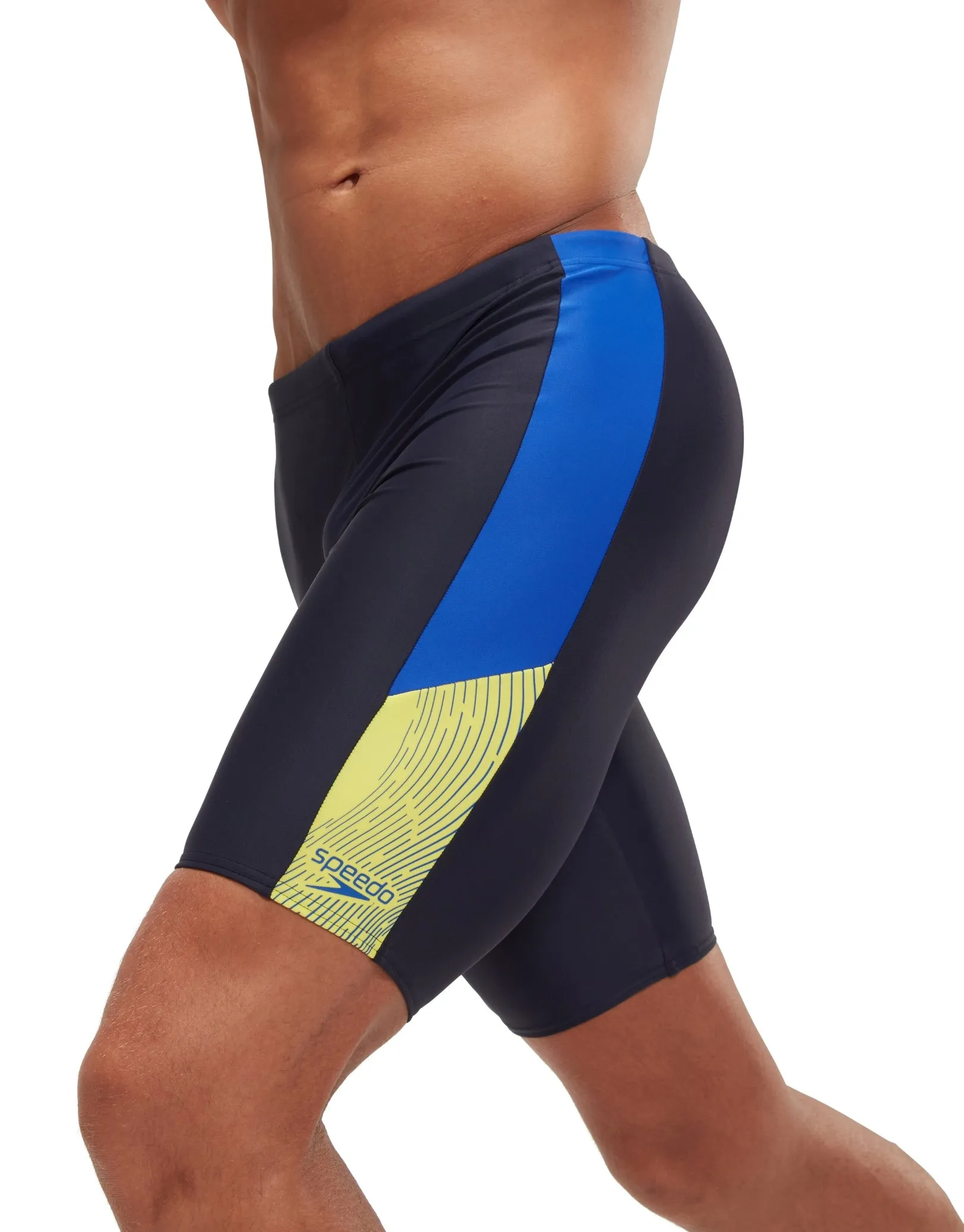 Dive Splice Swim Jammer - Navy/Blue