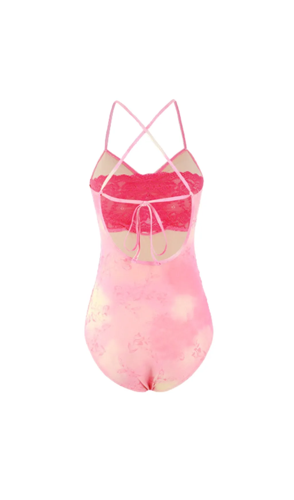 Duy Pink One-Piece Swimsuit Gloria Lanvin