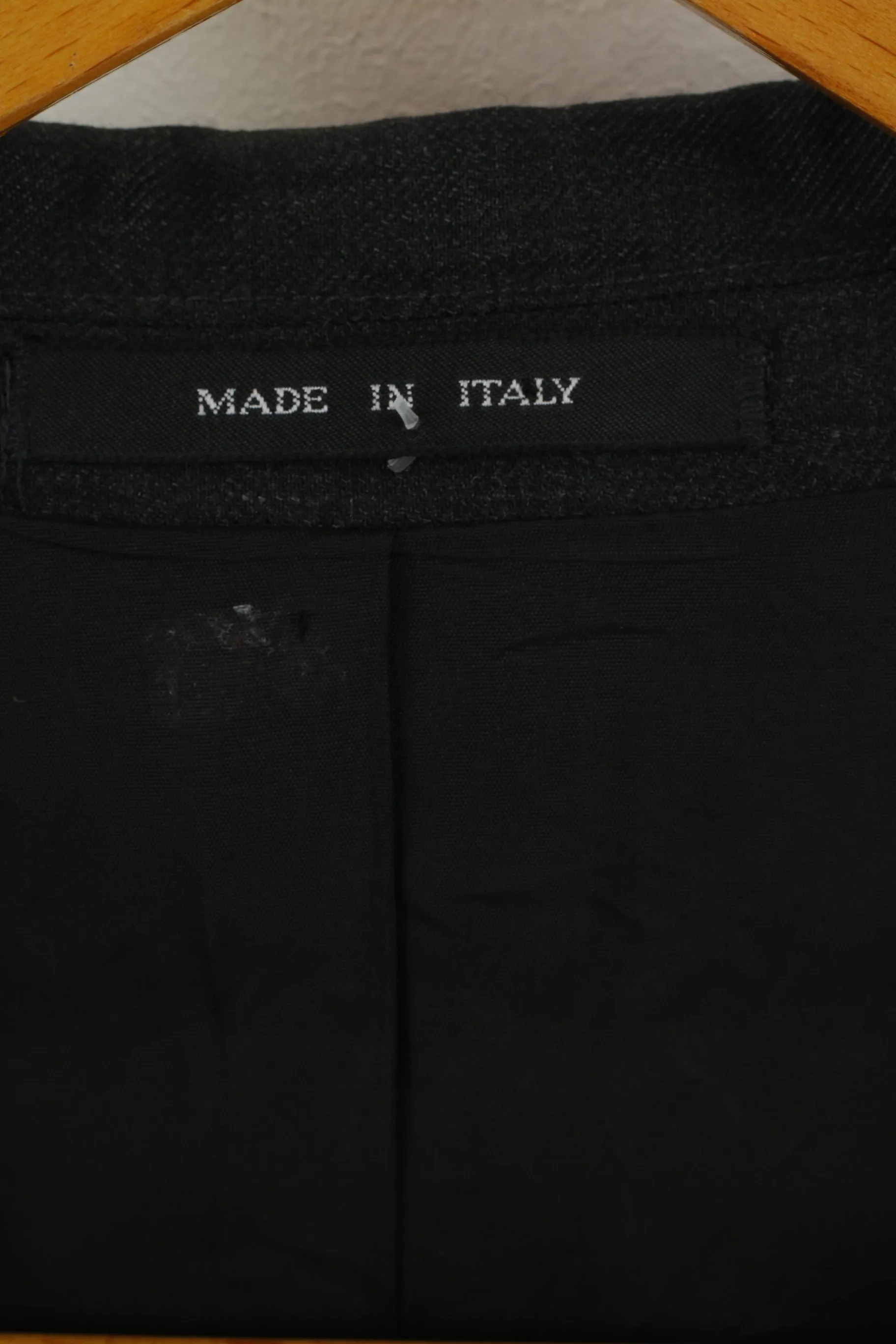 Emporio Armani Men 54 44 Blazer Charcoal Vintage Single Breasted Made in Italy Jacket