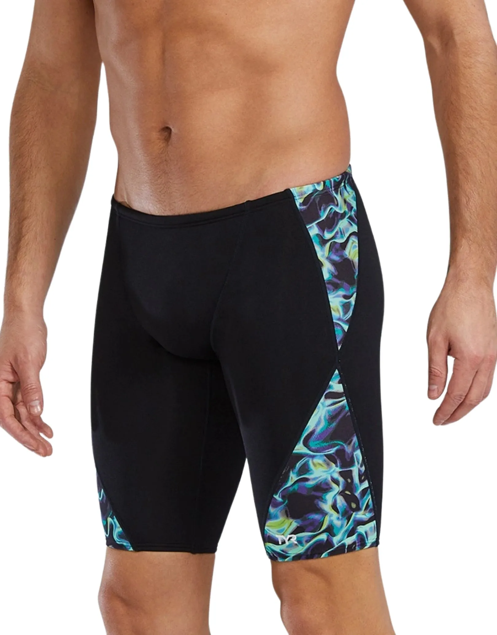 Energia Durafast Elite Blade Splice Swim Jammer - Black/Green
