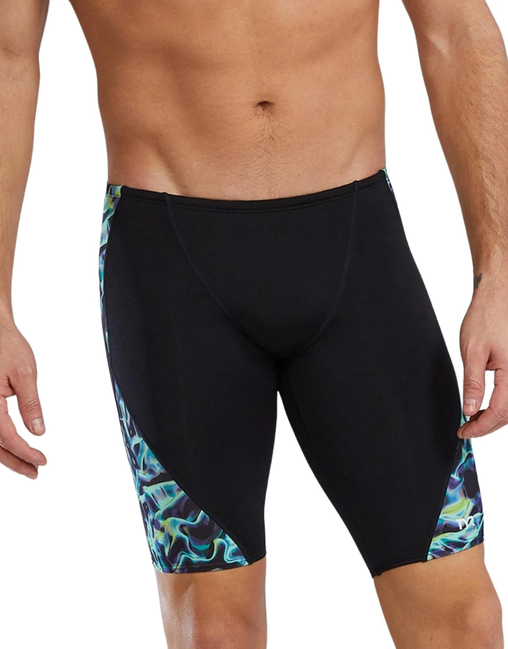 Energia Durafast Elite Blade Splice Swim Jammer - Black/Green