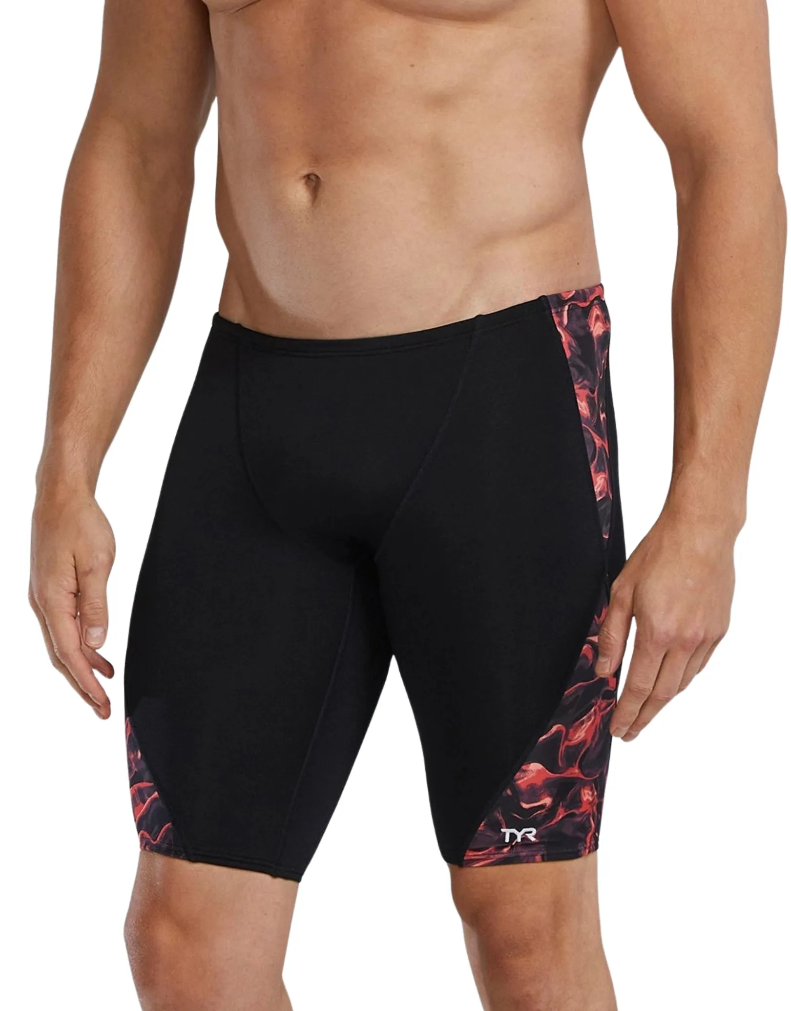 Energia Durafast Elite Blade Splice Swim Jammer - Black/Red