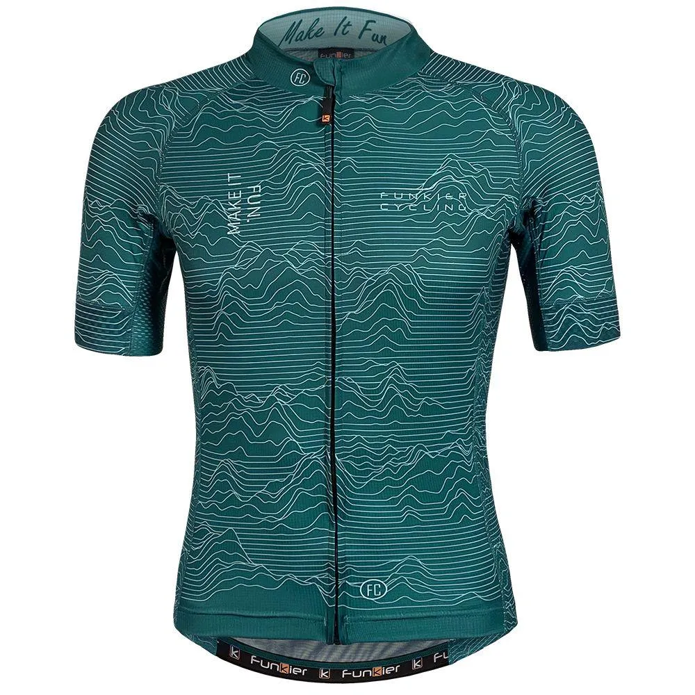 Funkier Rossini Pro Mens Cycling Jersey (Green)