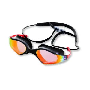 Gambitt Tide Surfer UV Swimming Googles (Black/Rainbow)