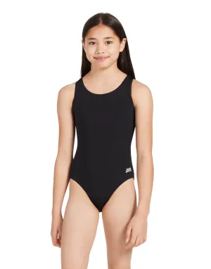 Girls Cottesloe Sportsback Swimsuit - Black