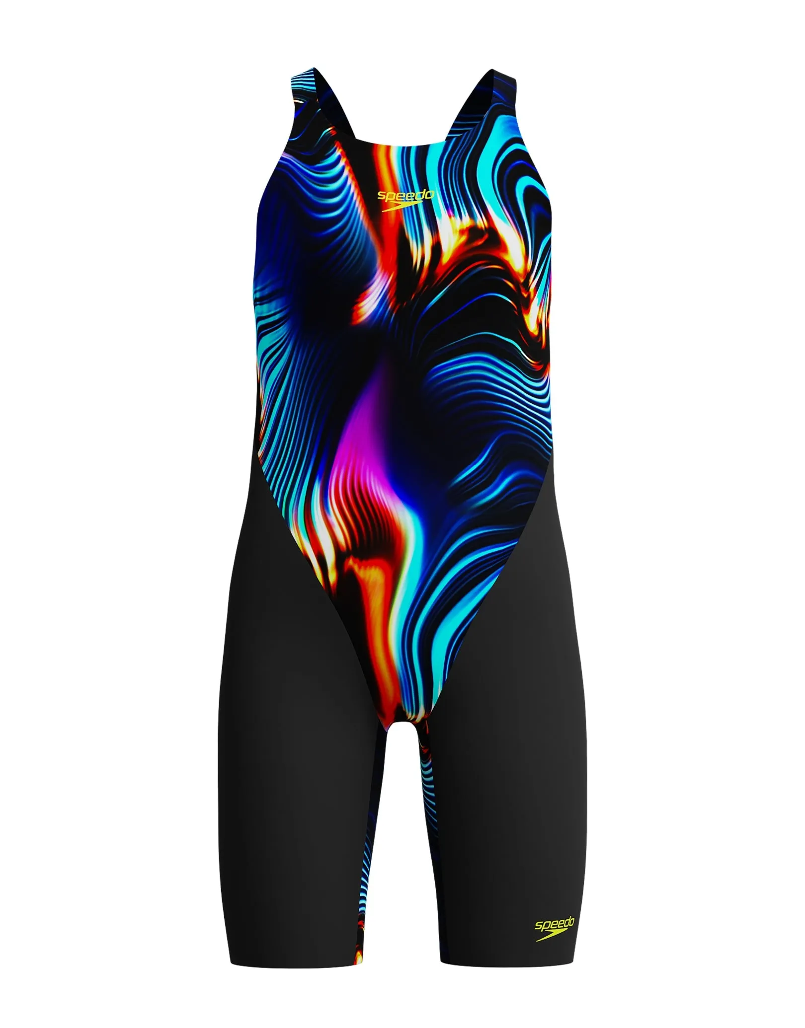 Girls Fastskin Endurance  Max Open Back Kneeskin - Black/Multi