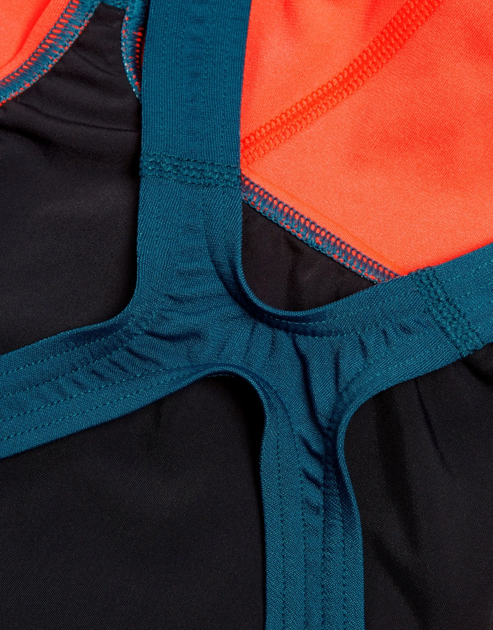 Girls Fastskin Endurance  Max Openback Kneeskin - Red/Blue
