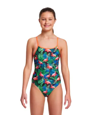 Girls Jungle Bungle Diamond Back Swimsuit