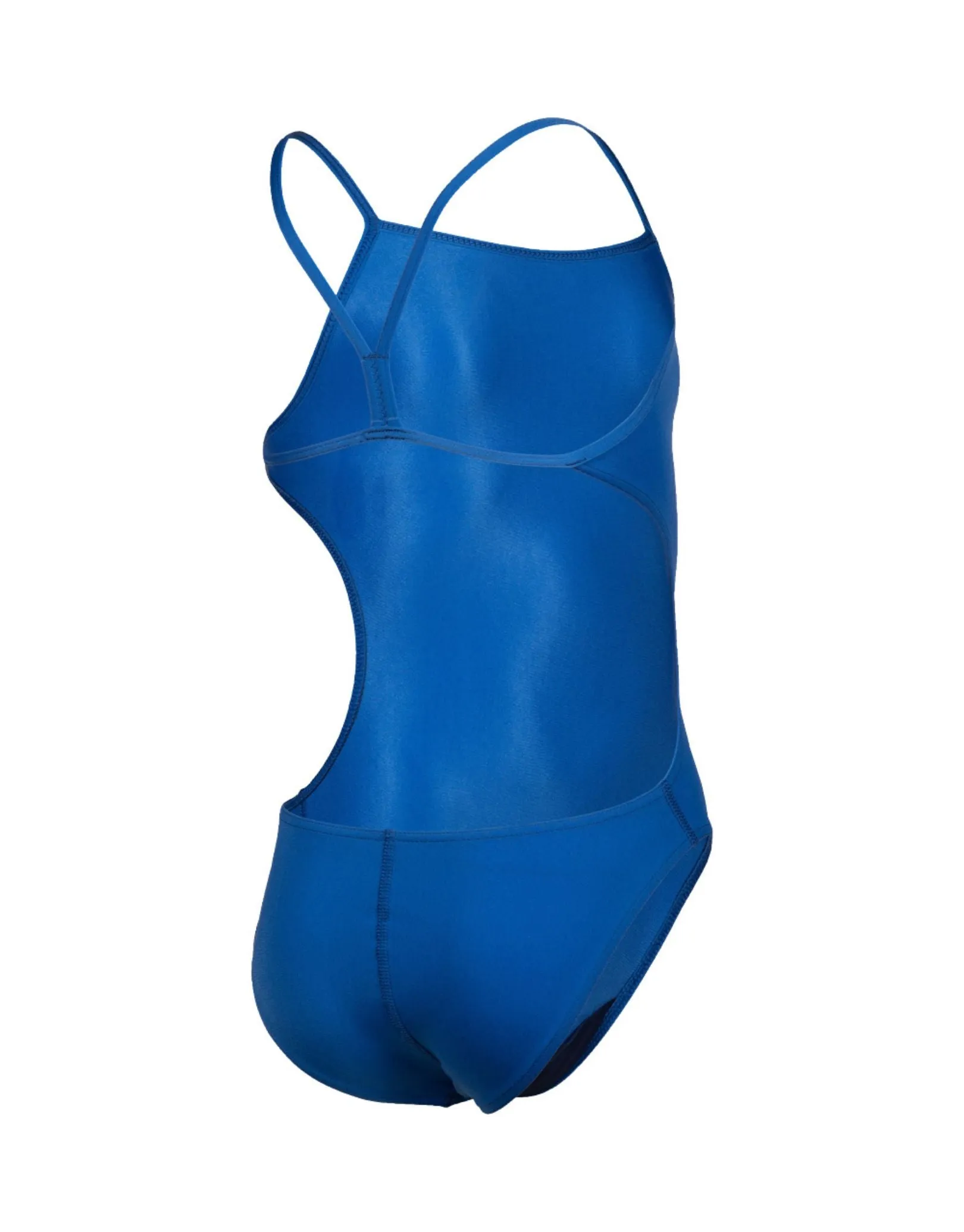 Girls Team Challenge Solid Swimsuit - Royal/White
