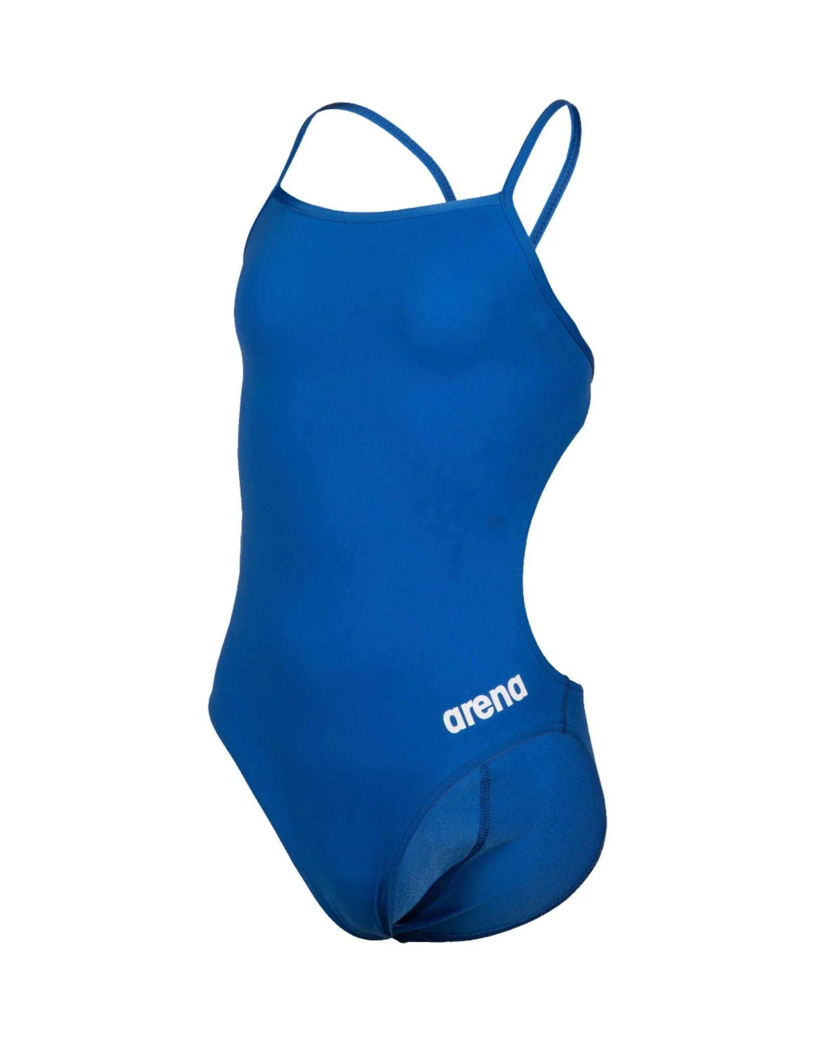 Girls Team Challenge Solid Swimsuit - Royal/White