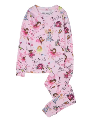 Girl's Twinkle Pajamas In Pink