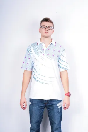 Head Mens L Polo Shirt White Sportswear Top Sport Training