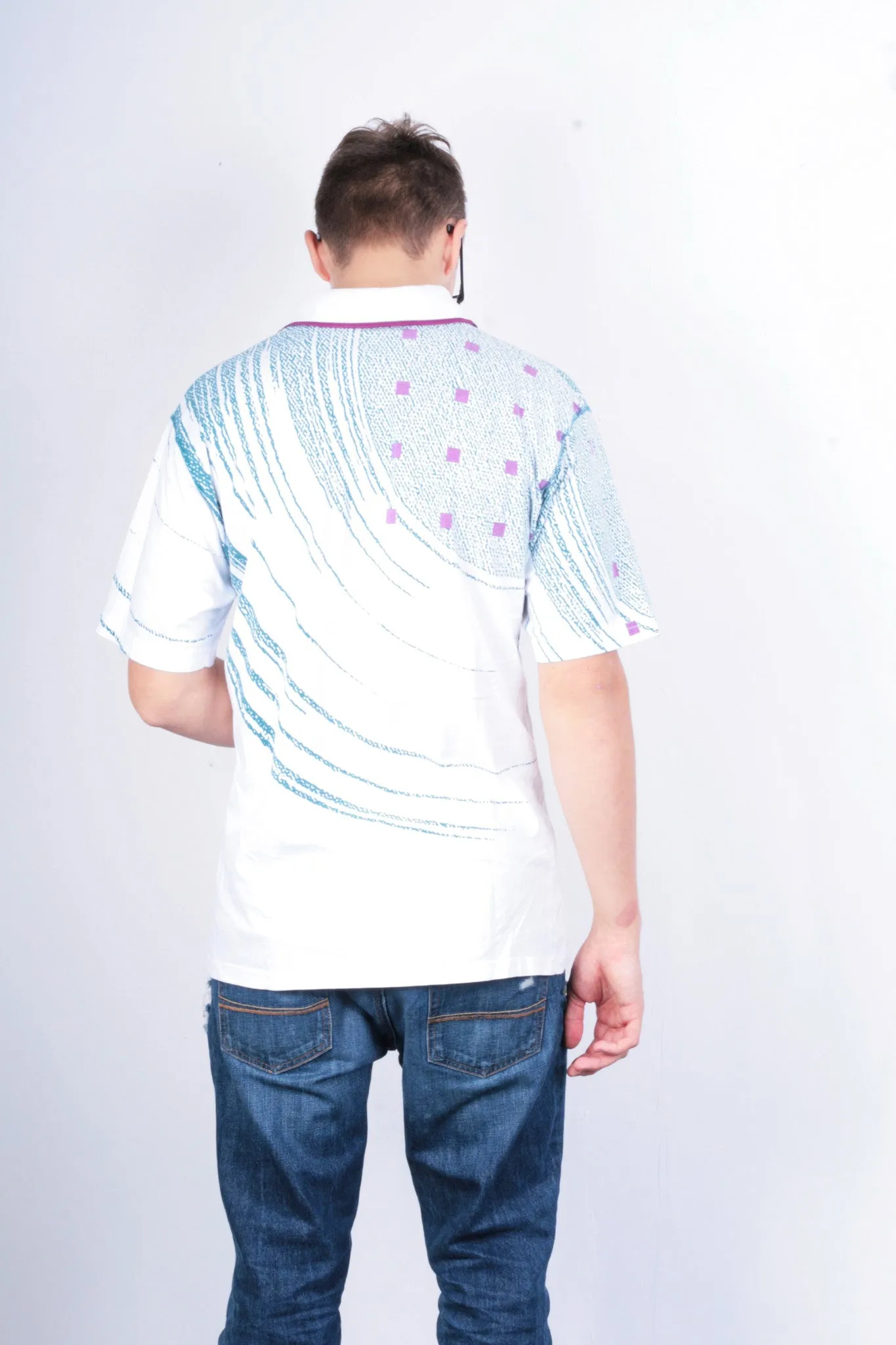 Head Mens L Polo Shirt White Sportswear Top Sport Training