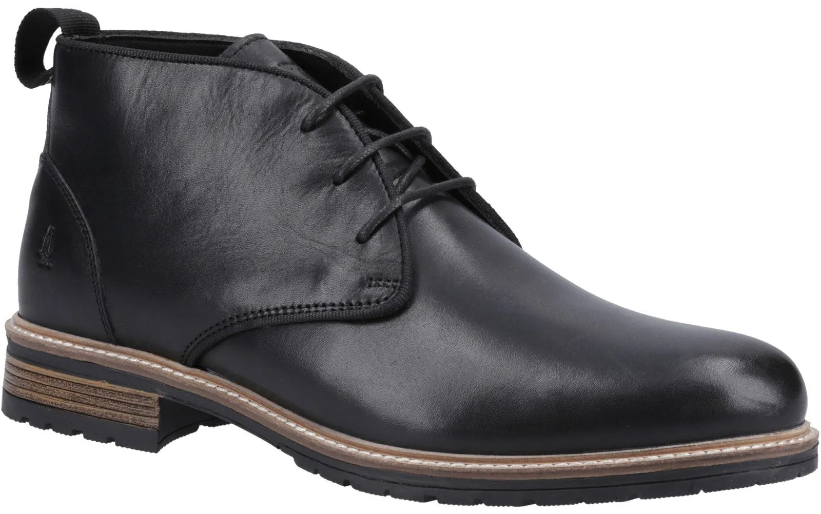 Hush Puppies Ricky Mens Leather Lace Up Chukka Boot
