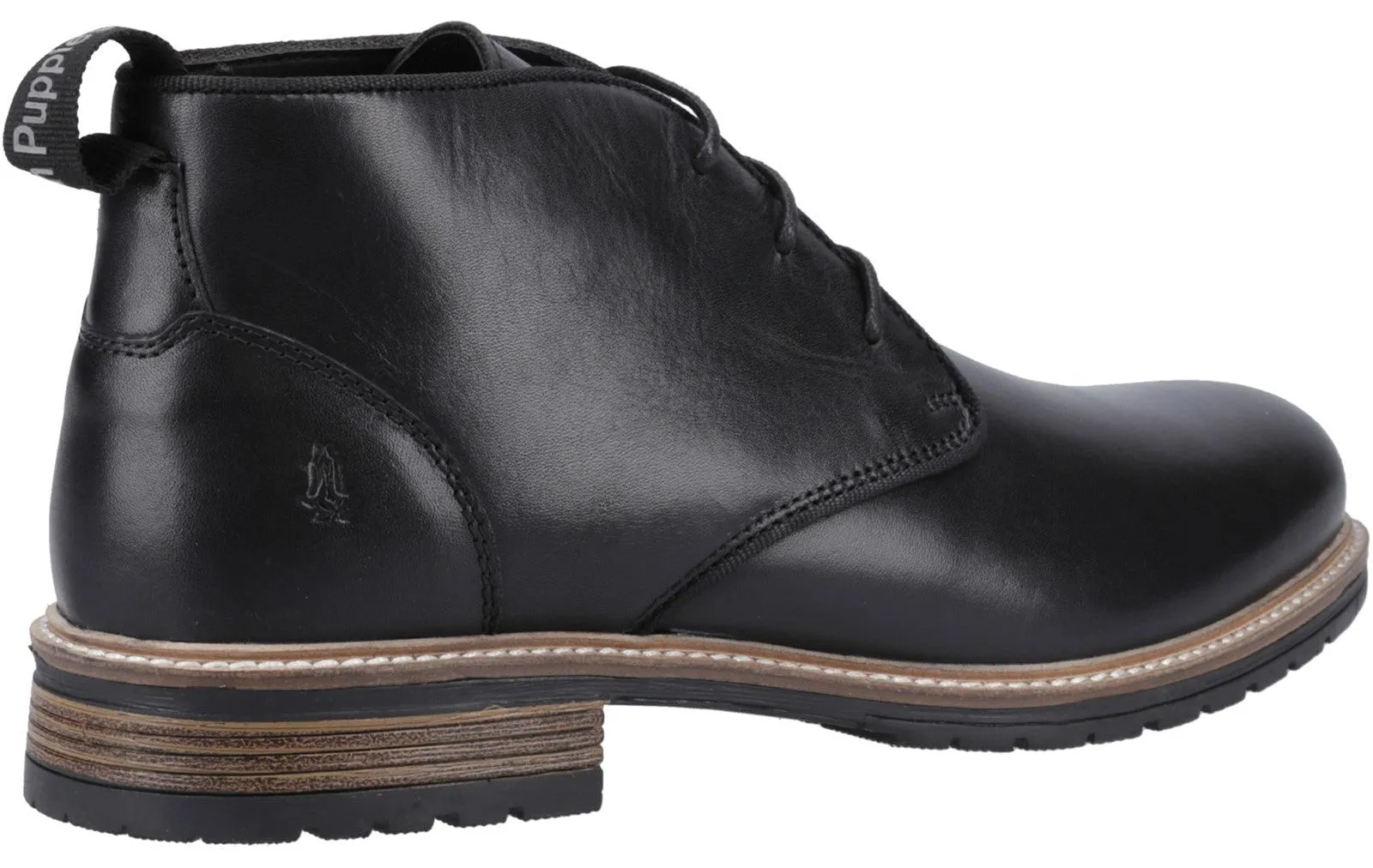 Hush Puppies Ricky Mens Leather Lace Up Chukka Boot