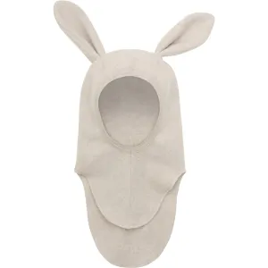 Huttelihut Camel Melange Balaclava Ears Cotton Fleece
