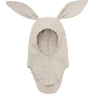 Huttelihut Camel Melange Balaclava Ears Cotton Rib
