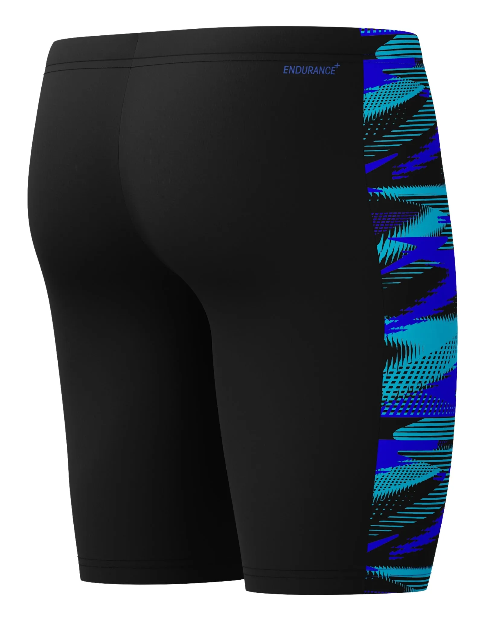 Hyperboom Panel Swim Jammers - Black/Blue