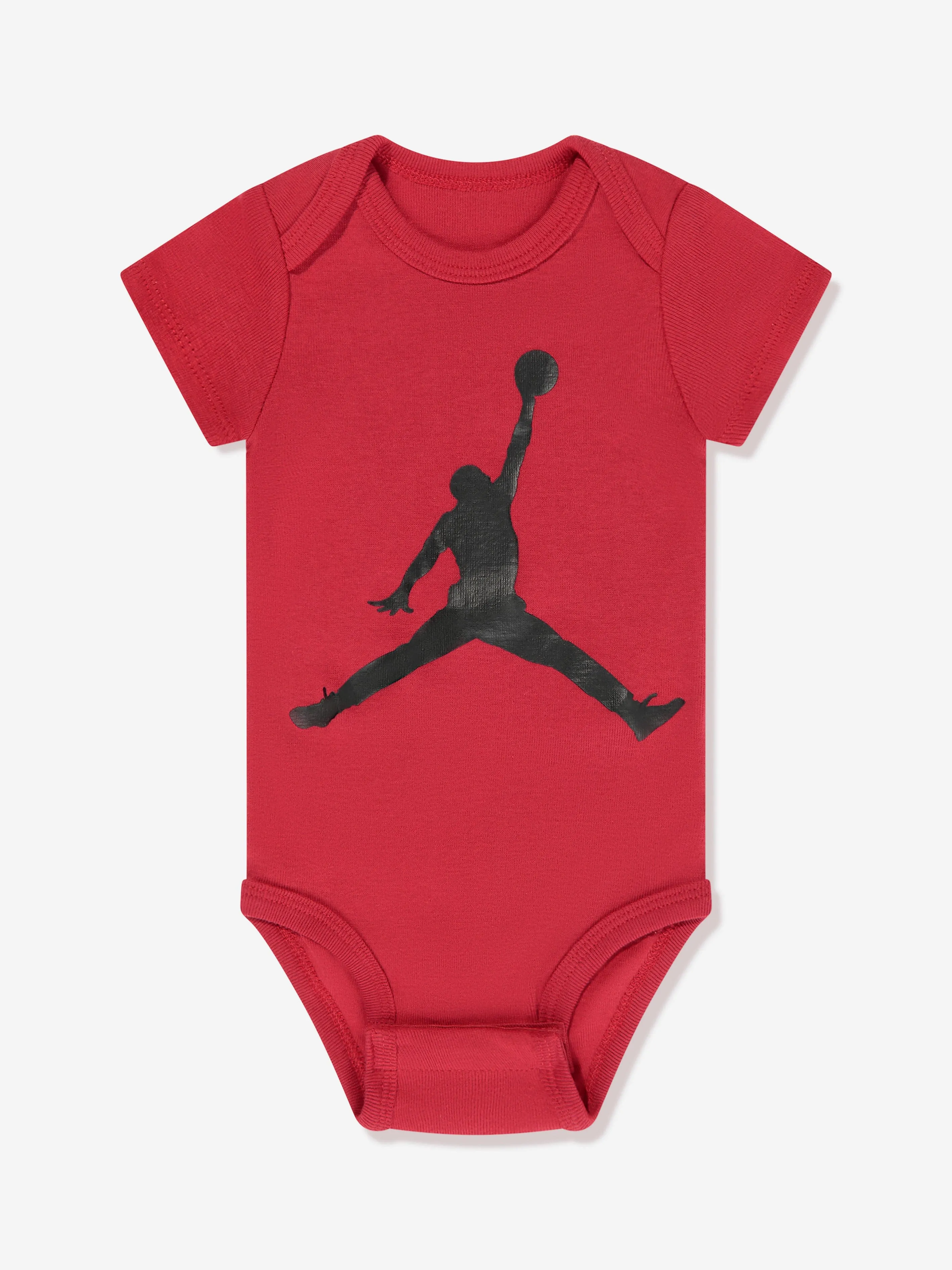 Jordan Baby 5 Piece Bodysuit Set in Red