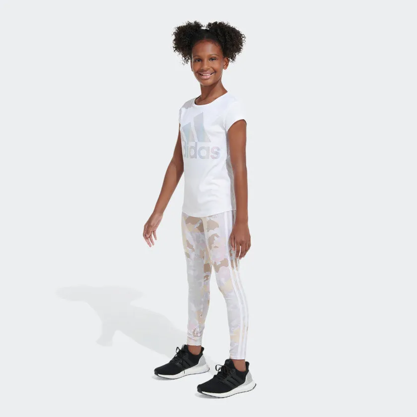 Kids' adidas AOP 7 8 TIGHT COTTON