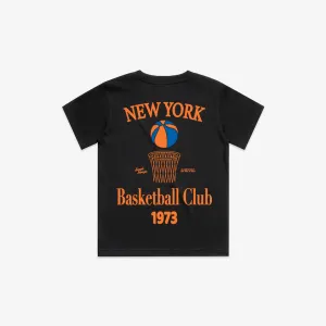 Kids Black New York Basketball Club Tee LOCAL HOOPS