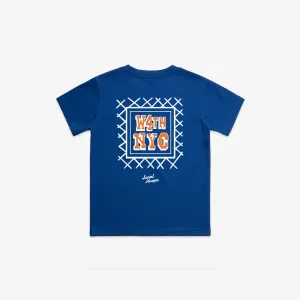 Kids Blue West 4th Tee LOCAL HOOPS