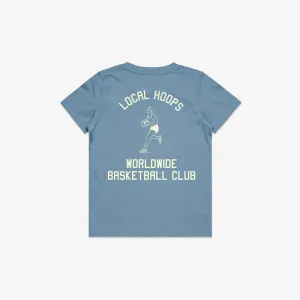 Kids Carolina Blue Worldwide Tee LOCAL HOOPS