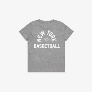 Kids Heather Gray New York Basketball Tee LOCAL HOOPS