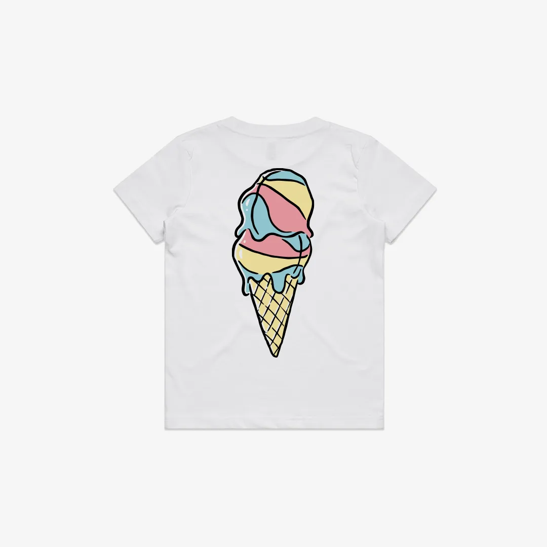Kids Ice Cream Tee LOCAL HOOPS