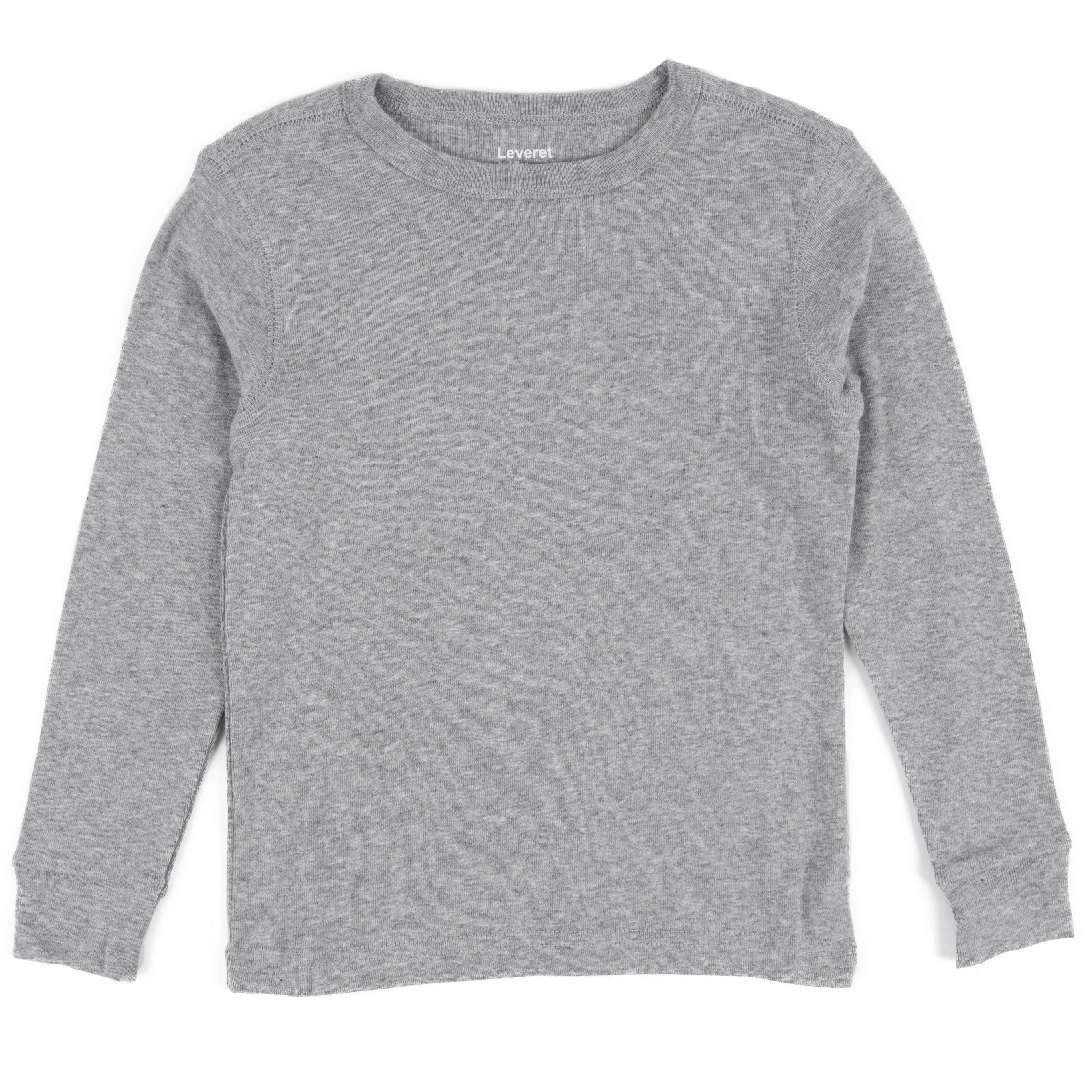 Kids Long Sleeve T-Shirt Neutral Solid Color