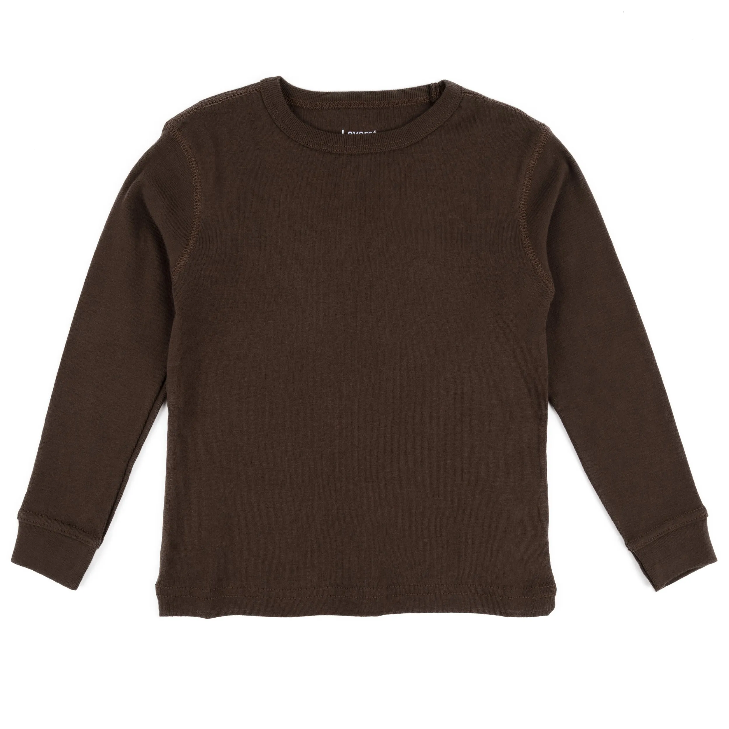 Kids Long Sleeve T-Shirt Neutral Solid Color
