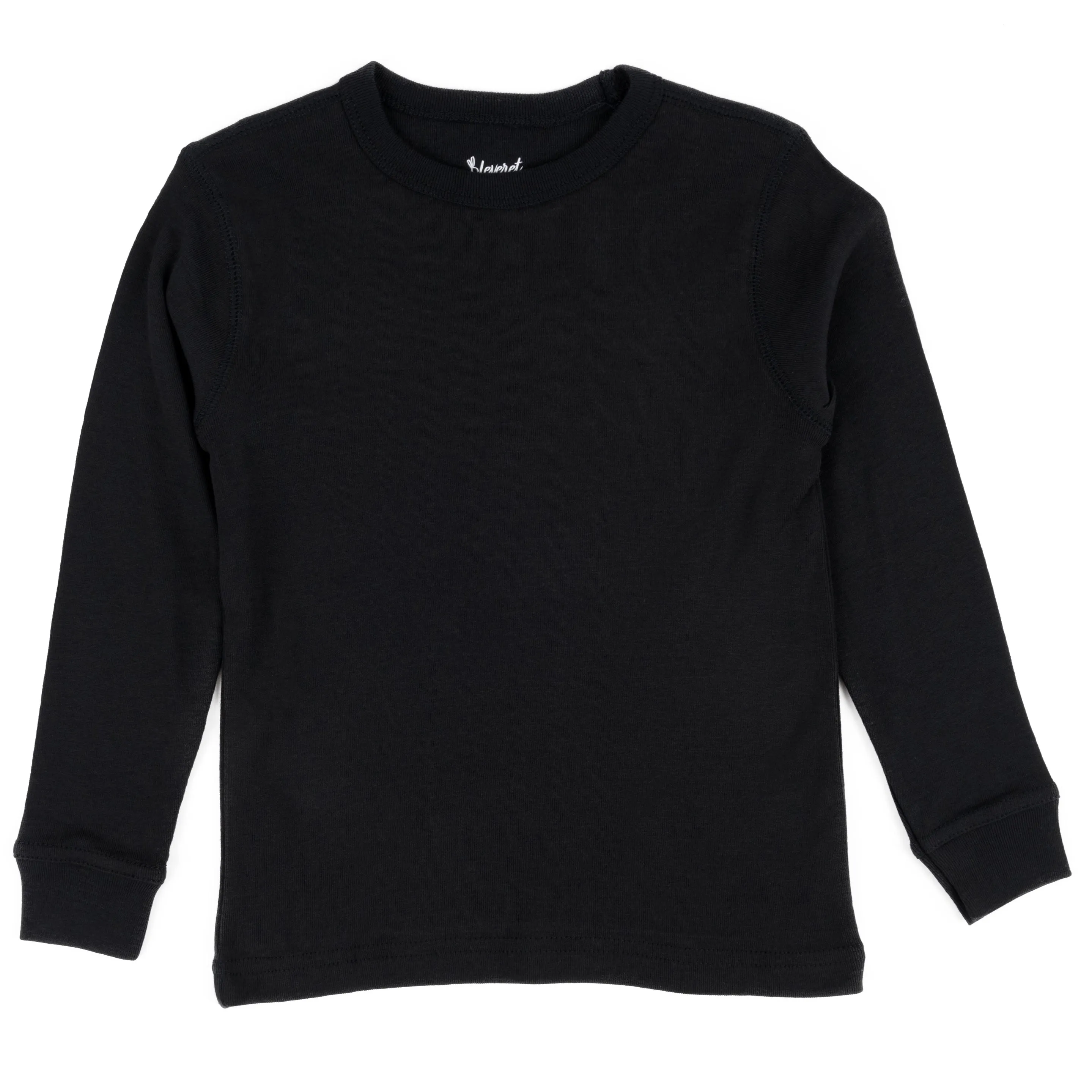 Kids Long Sleeve T-Shirt Neutral Solid Color