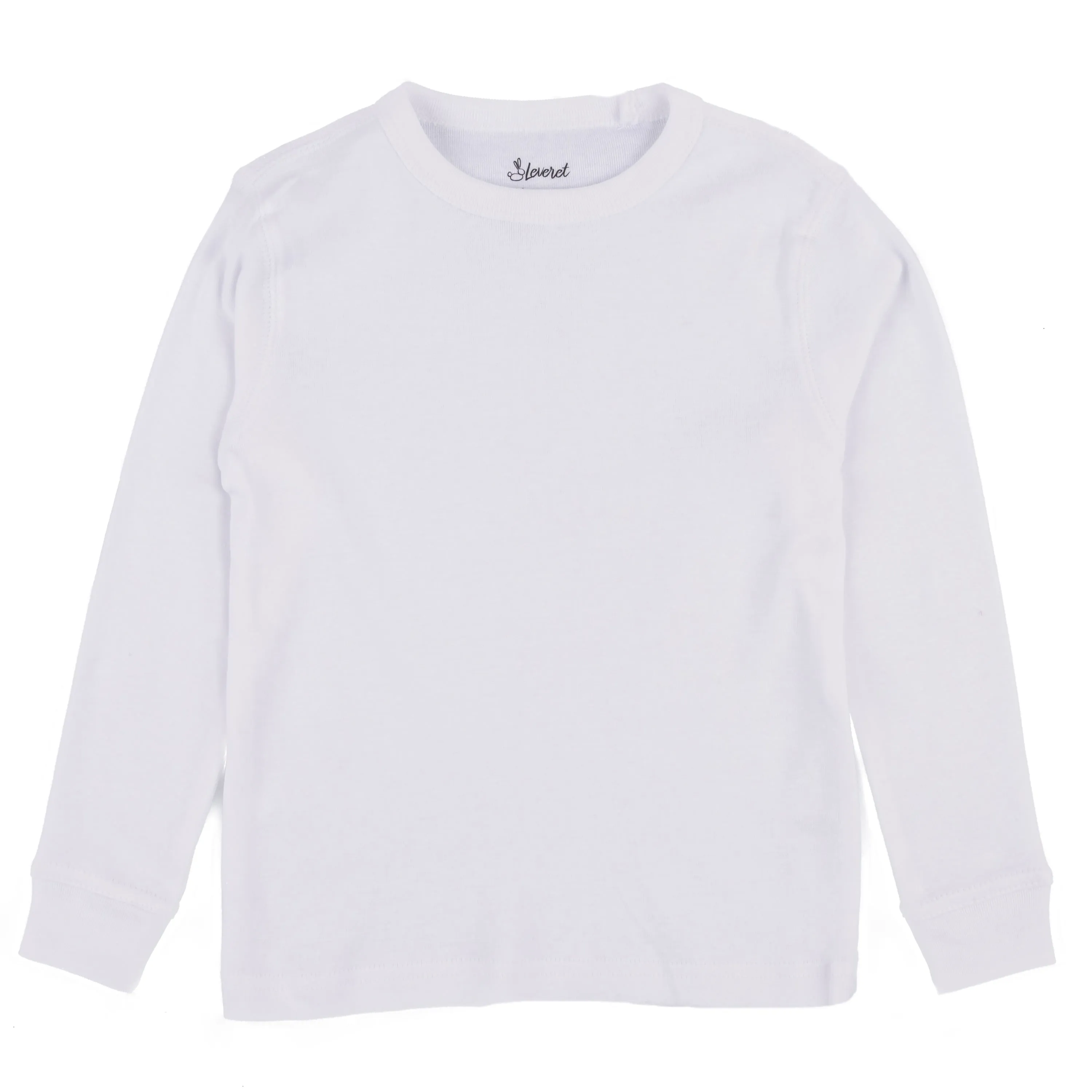 Kids Long Sleeve T-Shirt Neutral Solid Color