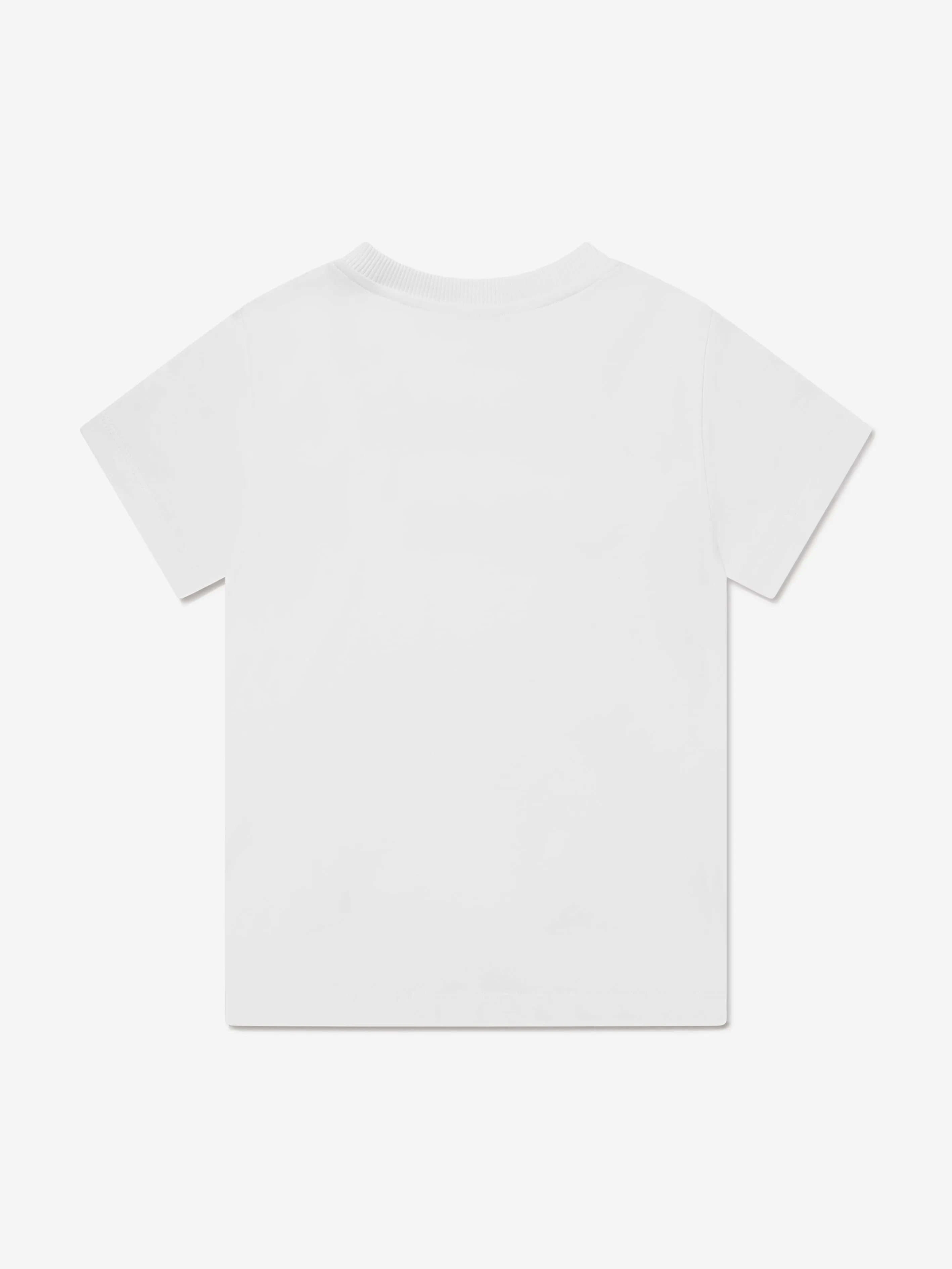 Kids Teddy Bear Logo T-Shirt in White