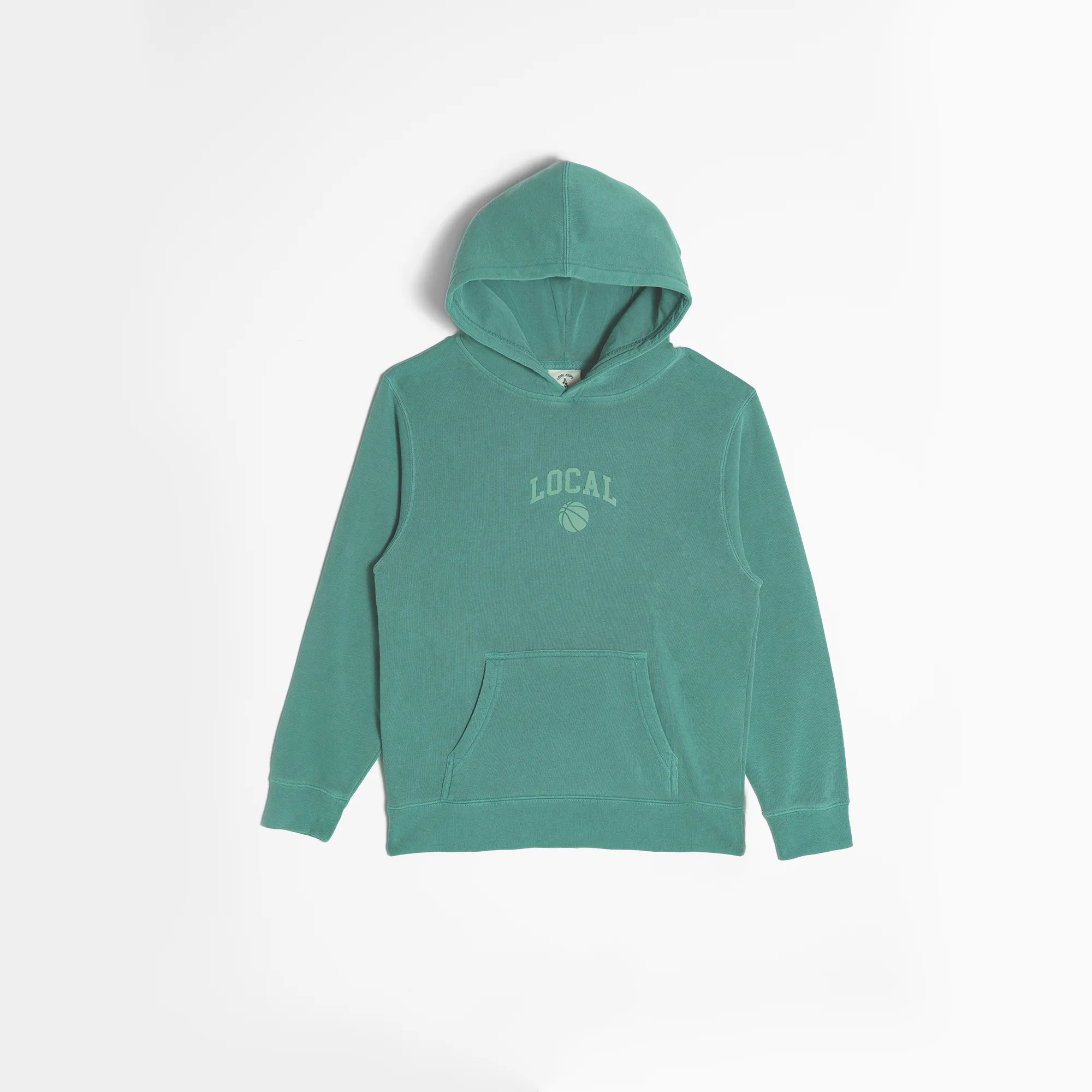 Kids Tonal Green Local Hoodie LOCAL HOOPS