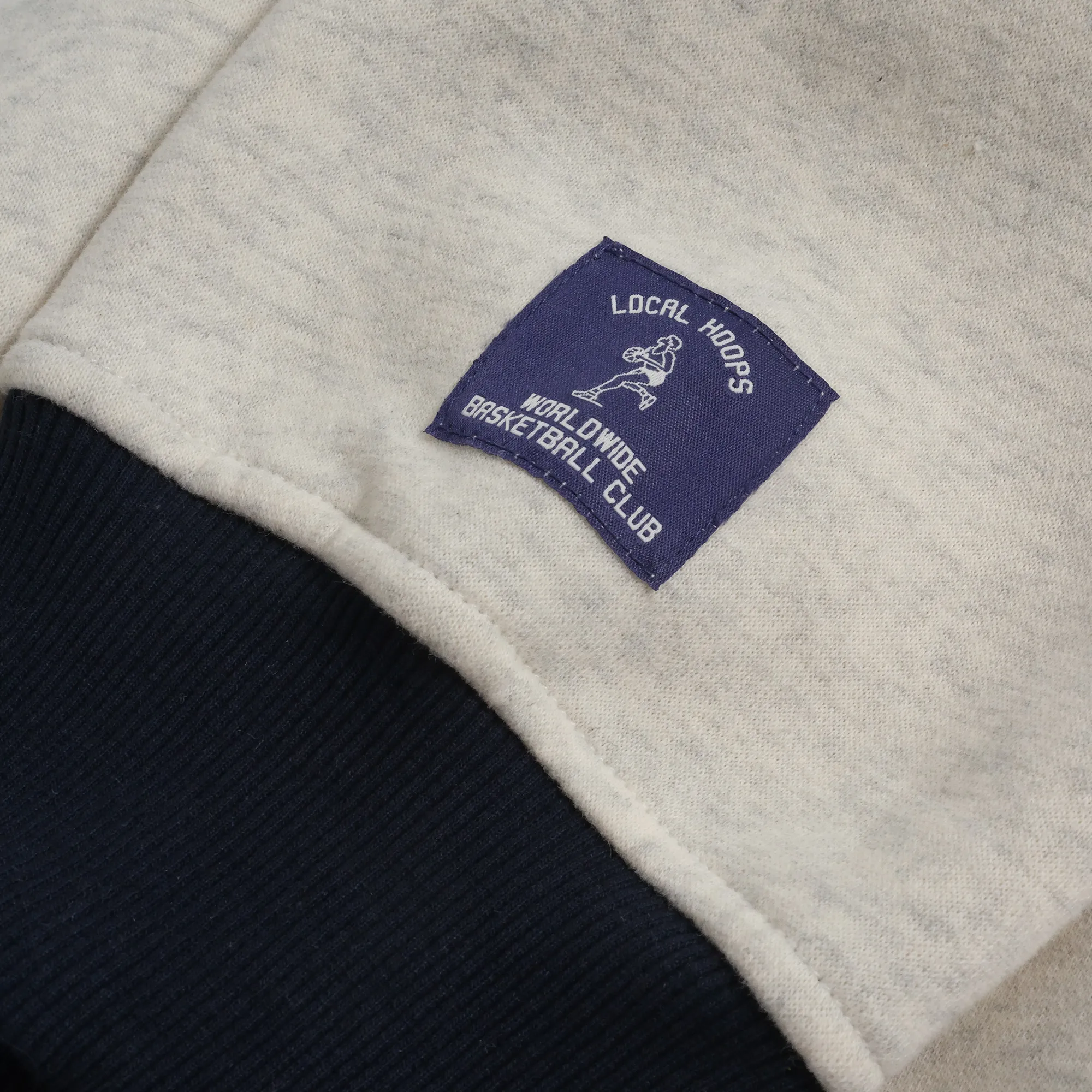 Kids Two tone thermal Blue Local Hoodie LOCAL HOOPS