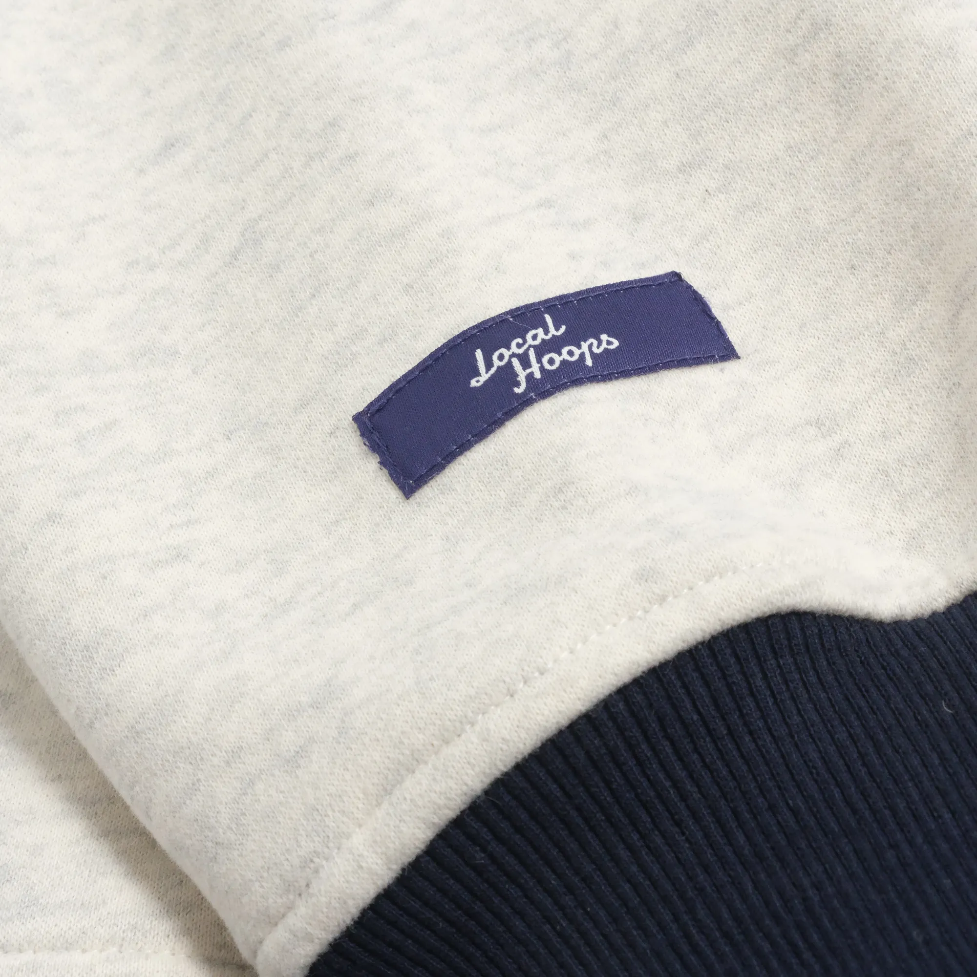 Kids Two tone thermal Blue Local Hoodie LOCAL HOOPS