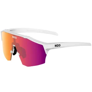 KOO Alibi Large sunglasses - White Matt Fuchsia Photo