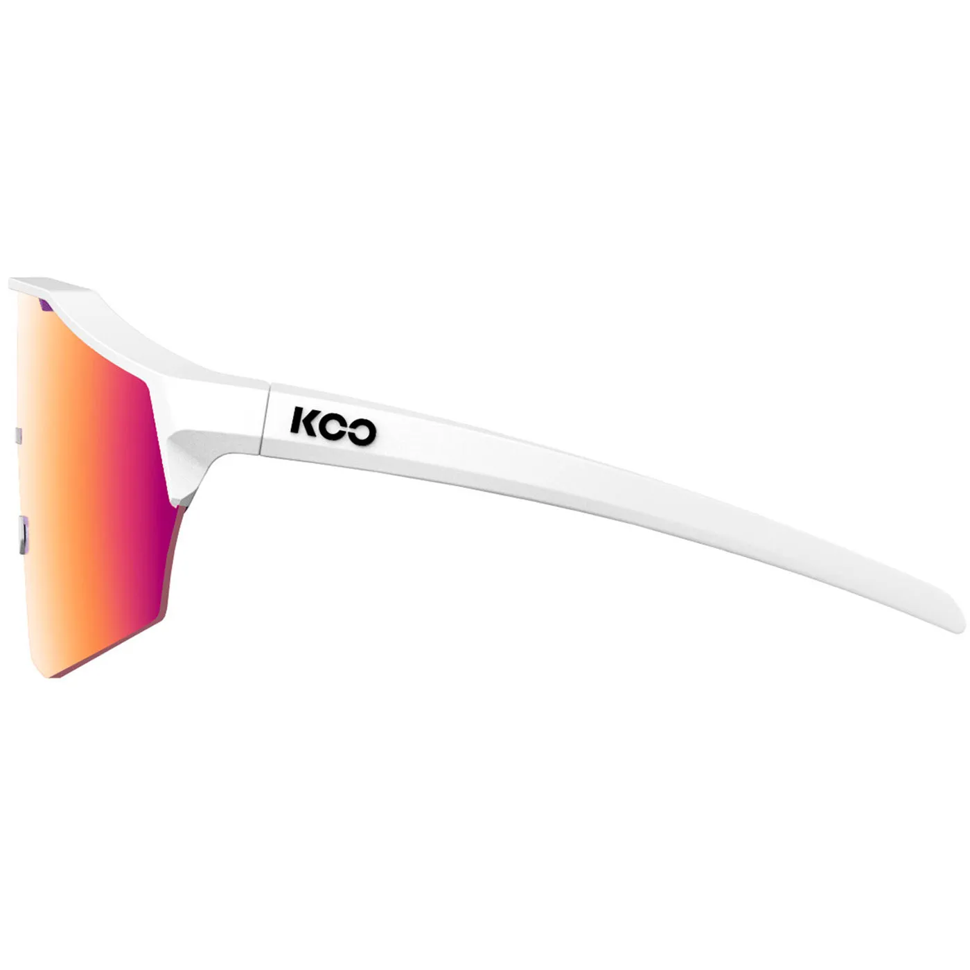 KOO Alibi Large sunglasses - White Matt Fuchsia Photo