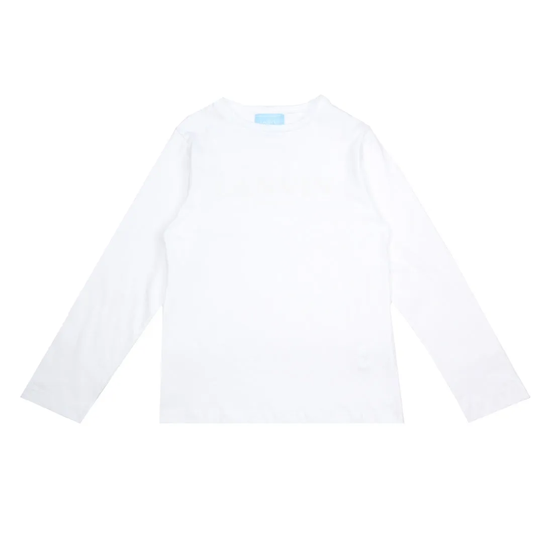 Lanvin Kids Chest Logo White Top