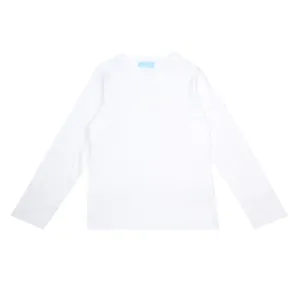 Lanvin Kids Chest Logo White Top