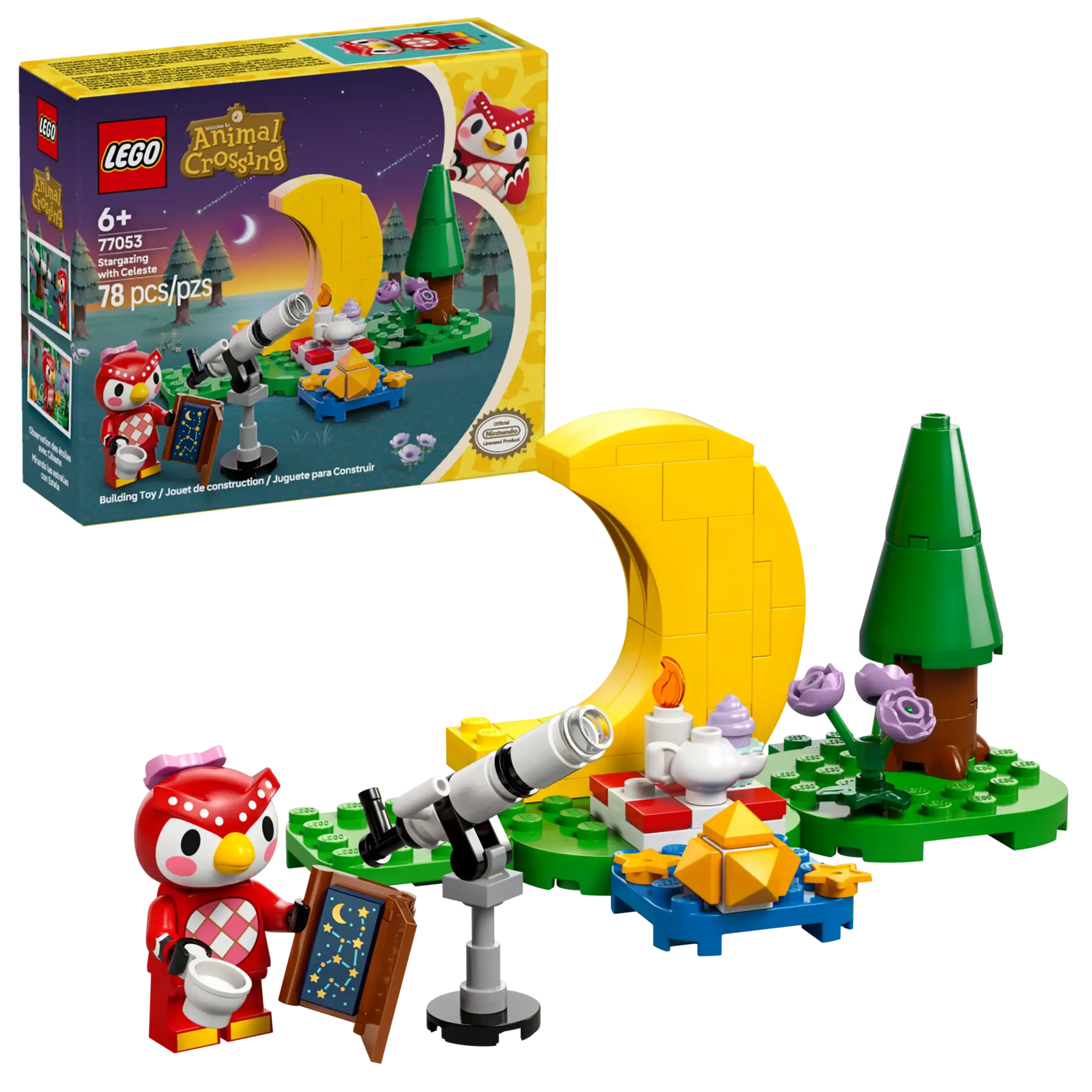 Lego Animal Crossing Stargazing with Celeste 77053