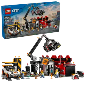 Lego City Scrapyard with Cars 60472