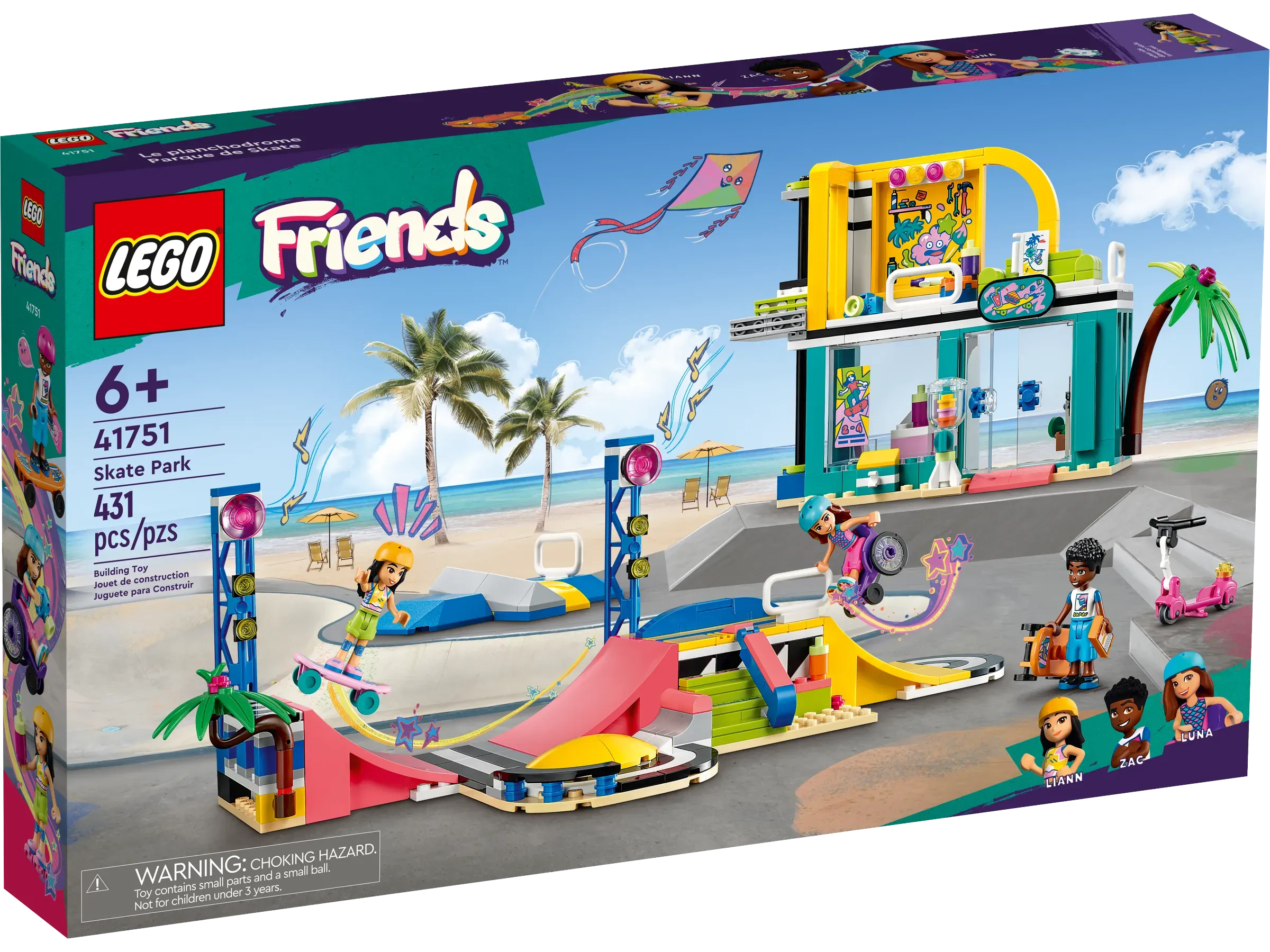 Lego Friends Skate Park 41751